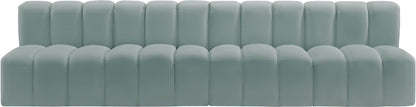 Arc - Faux Leather 4 Seats Modular Sofa