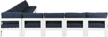 Load image into Gallery viewer, Nizuc - Outdoor Patio 9 Piece Modular Sectional With White Frame
