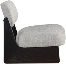 Load image into Gallery viewer, Vetra - Linen Textured Fabric Upholstered Accent Chair With Black Base
