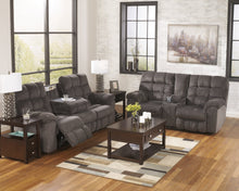 Load image into Gallery viewer, Acieona Reclining Loveseat with Console
