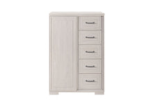 Load image into Gallery viewer, Clara - 5 Piece King Bedroom Set (Bed, Dresser &amp; Mirror, Nightstand, Chest) - Beige
