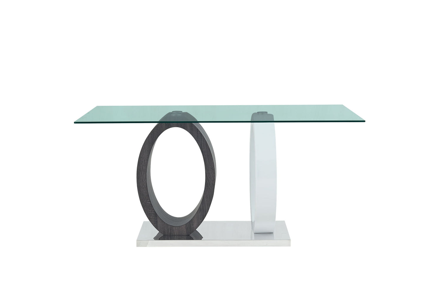 D1628 - Dining Table Base - Silver