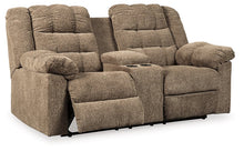 Load image into Gallery viewer, Workhorse Reclining Loveseat with Console
