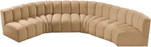 Load image into Gallery viewer, Arc - Velvet 6 Piece U-Shaped Modular Sofa
