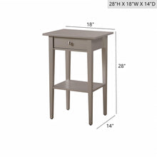 Load image into Gallery viewer, Dalton - Nightstand - Silver Champagne
