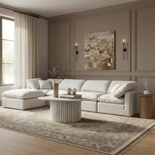 Load image into Gallery viewer, Indulge - Linen 5 Piece Modular Sectional With Chaise - White

