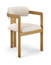 Load image into Gallery viewer, Aurum - Linen Textured Fabric Upholstered Dining Chair (Set of 2)
