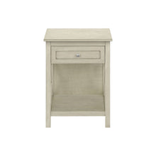 Load image into Gallery viewer, Accent End Table, 2 Tier, Storage Drawer, Transitional Style
