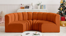 Load image into Gallery viewer, Arc - Velvet 4 Piece U-Shaped Modular Sofa
