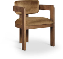 Load image into Gallery viewer, Sacha - Velvet Dining Chair With Brown Base (Set of 2)
