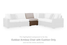 Load image into Gallery viewer, Dolan Creek - Armless Chair With Cushion - Beige / Brown
