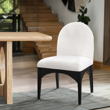Load image into Gallery viewer, Waldorf - Boucle Dining Side Chair With Black Legs
