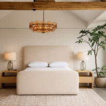 Load image into Gallery viewer, Fira - Linen Textured Fabric Upholstered Bed

