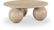 Load image into Gallery viewer, Fitch - Wood Oak Veneer Coffee Table - 3 Legs
