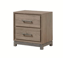 Load image into Gallery viewer, Crown Mark Furniture River 2 Drawer Nightstand in Brown image
