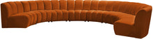 Load image into Gallery viewer, Infinity - 8 Piece Velvet Modular Sectional
