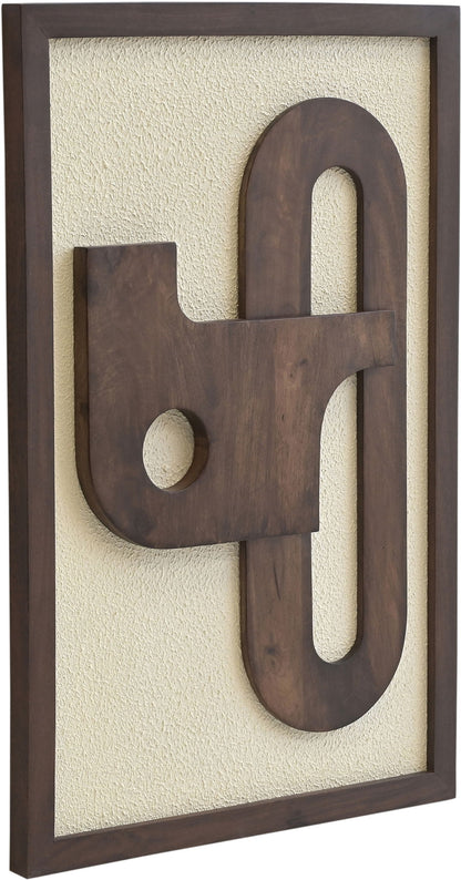 Arid - 4 Piece Two-Color Wall Art - Natural