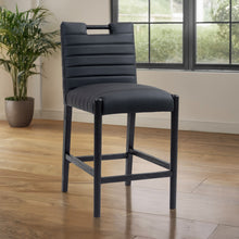 Load image into Gallery viewer, Aimee - Counter Stool - Black Legs
