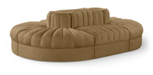 Load image into Gallery viewer, Rummi - Oval Velvet Performance Fabric Upholstered 6 Piece Modular Sectional
