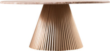 Load image into Gallery viewer, Cindra - Genuine Marble Top And Iron Base Table

