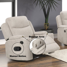 Load image into Gallery viewer, Galya - Motion Glider Recliner - Light Gray
