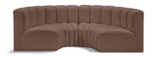 Load image into Gallery viewer, Arc - Faux Leather 4 Piece U-Shaped Modular Sofa
