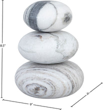 Load image into Gallery viewer, Pumpkin - 3 Piece Marble Decorative Object - Panda
