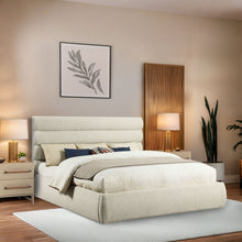 Load image into Gallery viewer, Adam - Boucle Fabric Bed With 52" Headboard

