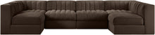 Load image into Gallery viewer, Rummi - Armless Velvet Performance Fabric Upholstered 6 Piece Modular Sectional
