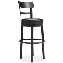 Load image into Gallery viewer, Valebeck - Tall Upholstered Swivel Barstool
