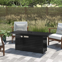 Load image into Gallery viewer, Outdoor Fire Pit Table &amp; Lid - Black
