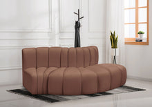 Load image into Gallery viewer, Arc - Faux Leather 3 Piece Modular Sofa
