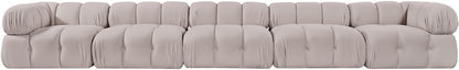 Orin - Fabric Velvet 5 Piece Modular Sofa