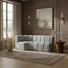 Load image into Gallery viewer, Arc - Boucle Fabric 3 Piece Modular L-Shaped Sofa
