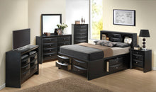 Load image into Gallery viewer, Modern Design Storage Bed With Bookcase Headboard
