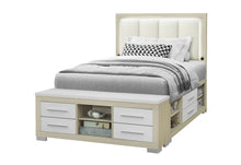 Load image into Gallery viewer, Emma - Full Bed Footboard And Slats - Natural / White
