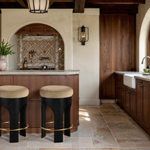 Load image into Gallery viewer, Bocceli - Counter Stool - Black Base
