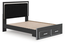Load image into Gallery viewer, Zuraleus - Upholstered Panel Platform Storage Bed
