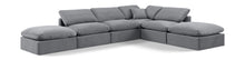 Load image into Gallery viewer, Indulge - Velvet 6 Piece Modular Armless Sectional
