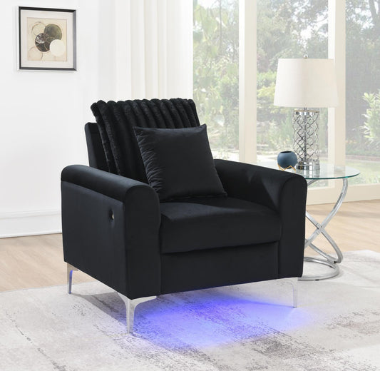 U480 - LED Chair - Black