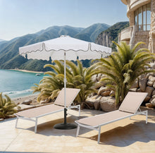 Load image into Gallery viewer, Amalfi - Patio Umbrella - Black Base / White Pole
