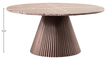 Load image into Gallery viewer, Cindra - Genuine Marble Top And Iron Base Table
