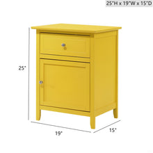 Load image into Gallery viewer, 1 Drawer / 1 Door Nightstand
