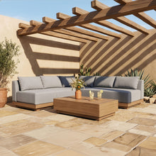 Load image into Gallery viewer, Solace - Olefin Performance Fabric 3 Piece Outdoor Patio Modular Sectional (2 Loveseats &amp; Corner Chair)
