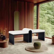 Load image into Gallery viewer, Delphine - Upholstered Bench
