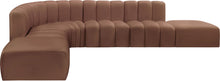 Load image into Gallery viewer, Arc - Faux Leather 7 Piece Corner Modular Sofa
