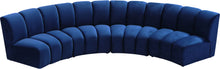 Load image into Gallery viewer, Infinity - 4 Piece Velvet Modular Sectional
