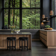 Load image into Gallery viewer, Monette - Counter Stool With Black Base
