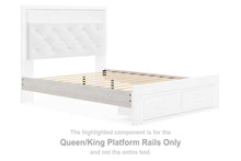 Load image into Gallery viewer, Altyra - Queen/King Platform Rails - White

