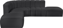 Load image into Gallery viewer, Arc - Faux Leather 6 Piece Corner Modular Sofa
